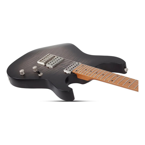 Schecter C-1 Standard Plus  Guitarra Eléctrica Negro Trans Diestro Negro Maple