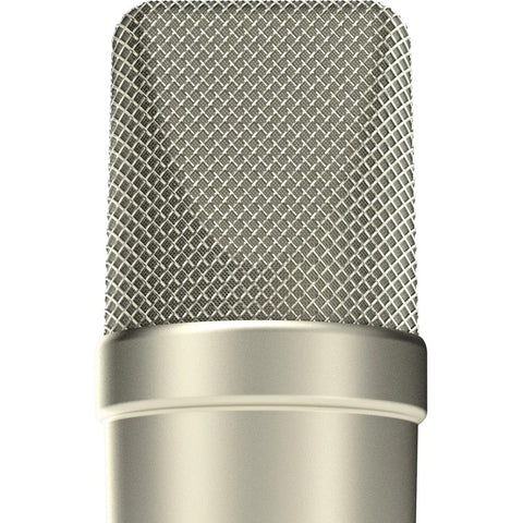 Micrófono De Condensador De Diafragma Grande Behringer  Tm1 Plateado