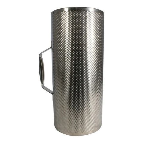 Guiro Merengue De Acero Incluye Raspador Mgtc-10 Maxtone Plateado