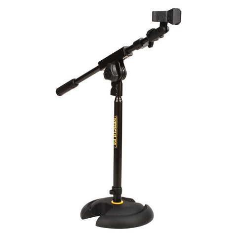 Stand Atril Base Corta Con Boom Micrófono Hercules Ms120b