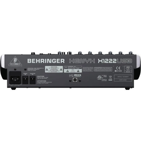 Mezcladora Con Interface Usb Behringer Xenyx X1222usb