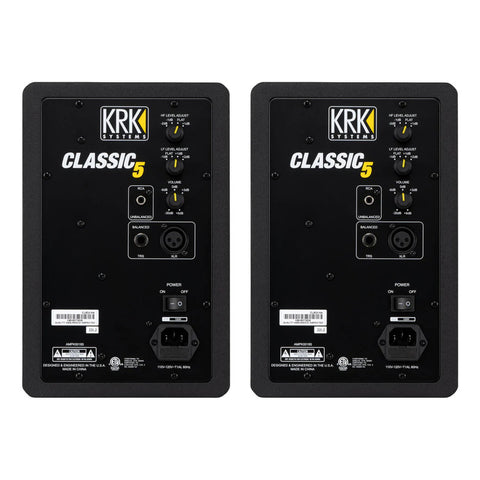 Par De Monitores Campo Cercano Krk Classic 5 Pack Negro