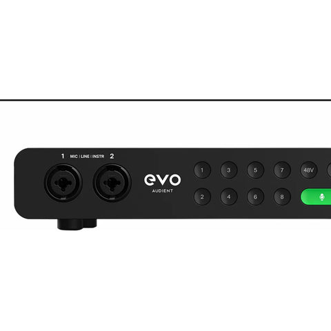 Interfaz De Audio Audient Evo 16 Usb-c 24 Entradas 24 Salidas Negro