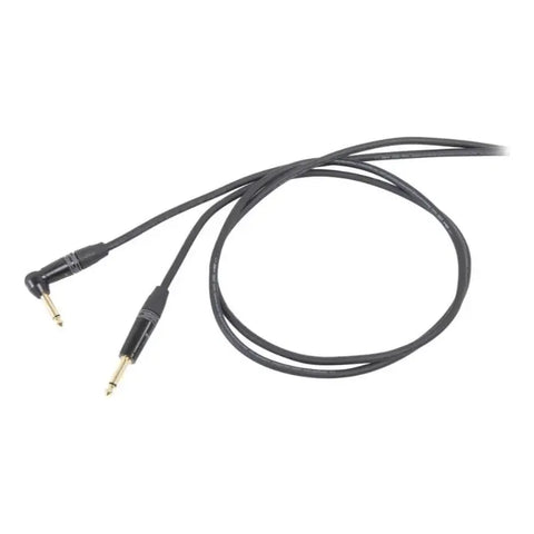 Cable Proel Dhs120lu5 Plug Instrumento 5m Conector Recto Angulado Negro
