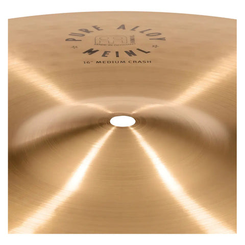 Platillo Crash Mediano Meinl 16  Pure Alloy Dorado Batería