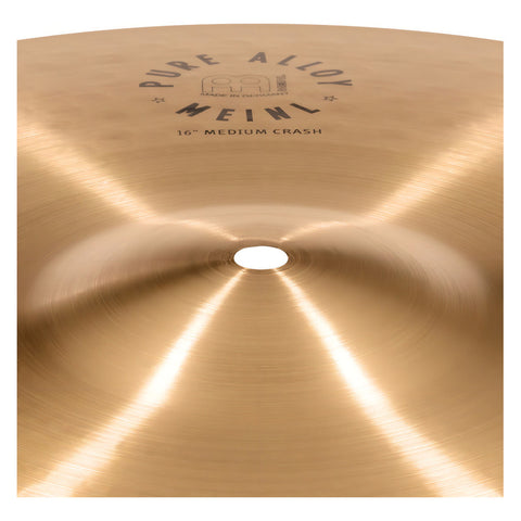 Meinl Pa16mc Crash Platillo 16 Pulgadas Pure Alloy Batería Color Dorado