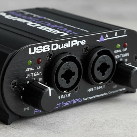 Preamplificador De Audio Profesional Art Usb Dual Pre