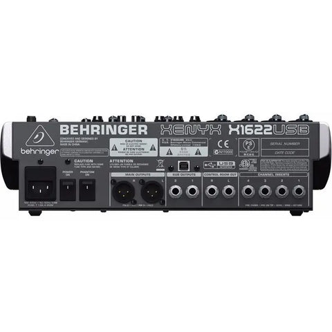 Behringer X1622usb Consola Mezcladora 16 Entradas 2/2 Buses