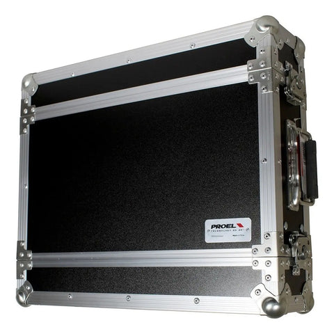 Proel Cr122blkm Case Rack De 2 Unidades Audio Negro
