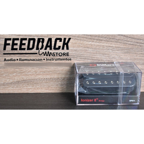 Pastilla 8 Cuerdas P/puente Ionizer 8, Dimarzio Dp811 Blk