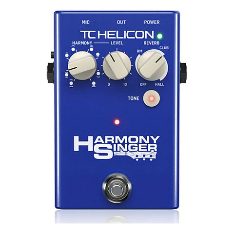 Pedal De Efecto Tc Helicon Voicetone Harmony Singer 2 Azul