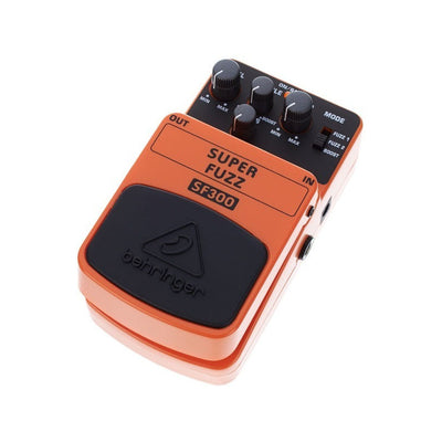 Behringer Sf-300 Pedal Super Fuzz Color Naranja Para Instrumento