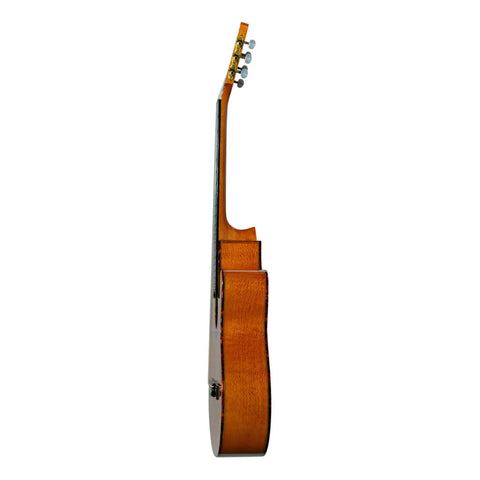 Guitarra Clasica Con Corte Tapa Abeto La Sevillana L-5c Natural
