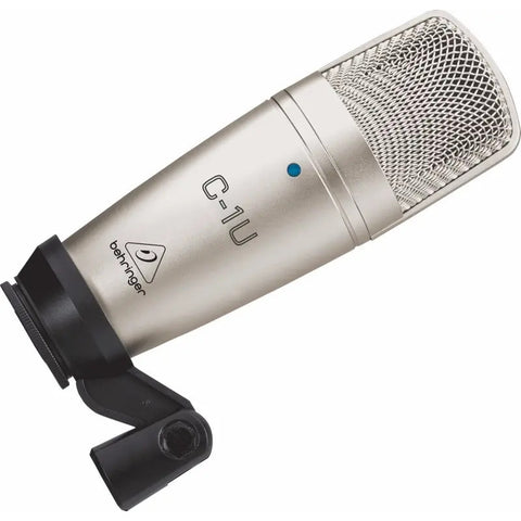Behringer C-1u Microfono Condensador Usb De Estudio Color Arena Dorado