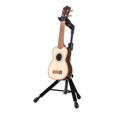 Soporte Para Ukelele Sistema Auto Grip Hercules Uks100b Negro