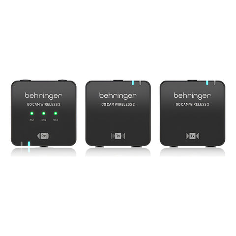 Micrófono De Clip Inalámbrico Behringer Go Cam Wireless Ii Negro