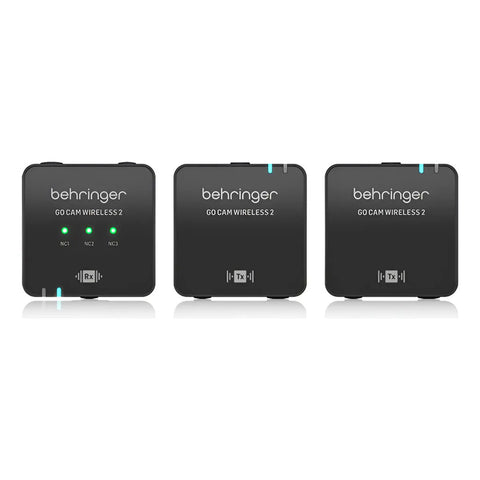 Micrófono De Clip Inalámbrico Behringer Go Cam Wireless Ii Negro