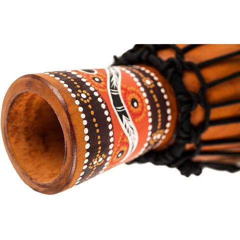 Djembe De Caoba 4.5x8 PuLG Serie Python Headliner Hdj5-xxs Marrón