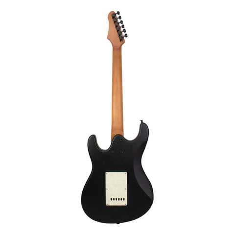Guitarra Eléctrica Stratocaster Black Negra Mars Strat Bac Diestro Negro Palo De Rosa