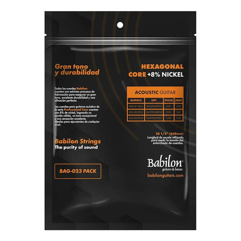 Paquete 10 Cuerdas Individuales 3a (0.023) Babilon Bag-023