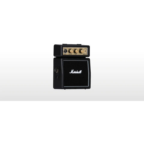 Micro Amplificador Negro Con 1 Bocina 1w Marshall Ms-2 Negro