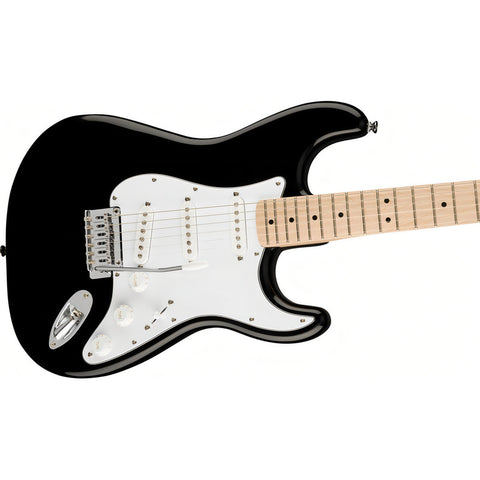 Guitarra Eléctrica Squier By Fender Affinity Series Stratocaster De Álamo Black Brillante Con Diapasón De Arce