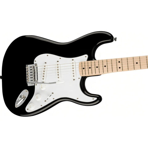 Guitarra Eléctrica Squier By Fender Affinity Series Stratocaster De Álamo Black Brillante Con Diapasón De Arce Diestro