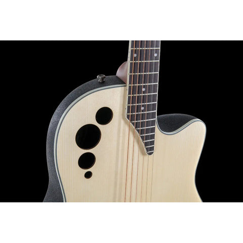 Guitarra Electroacústica Mid Cutaway Ovation Ae44-4s Natural Natural Mate Diestro Ovangkol