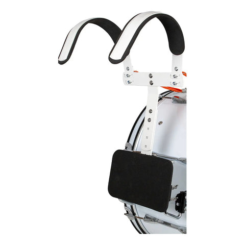 Bombo Para Banda De Marcha 22  New Beat Nb-mabd22 Blanco Blanco