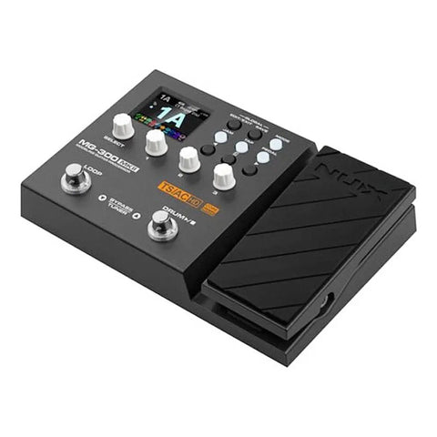 Pedalera Multiefectos P/ Guitarra Eléctrica Nux Mg-300 Mkii Negro