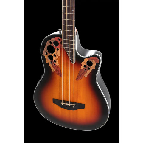 Bajo Electroacústico Celebrity 4 Cuerdas Ovation Ceb44-1n-g Diestro New England Burst 4