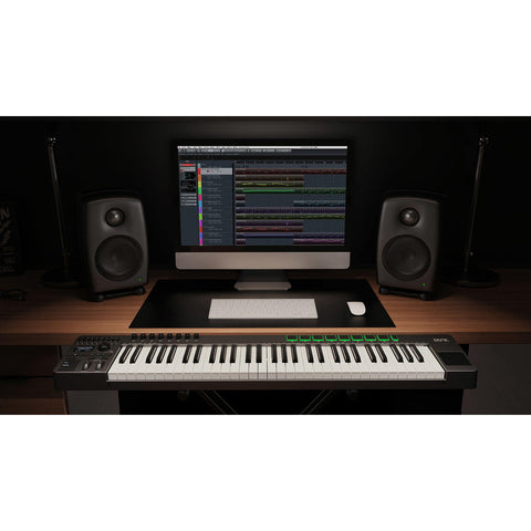 Teclado Controlador Midi 61 Teclas Fader Trackpad Nux Ntk-61