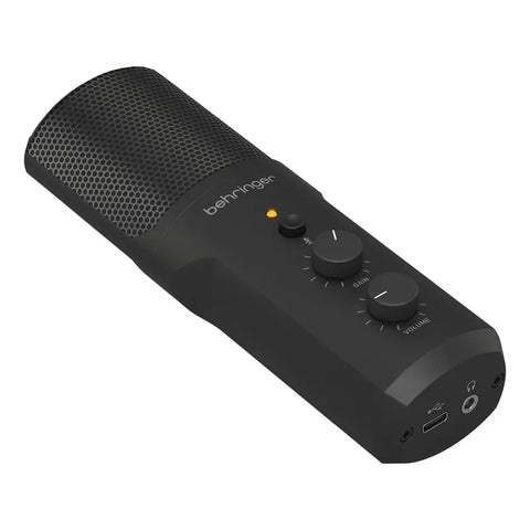 Microfono Usb   Plug And Play  Supercardoide Behringer Bu200 Negro