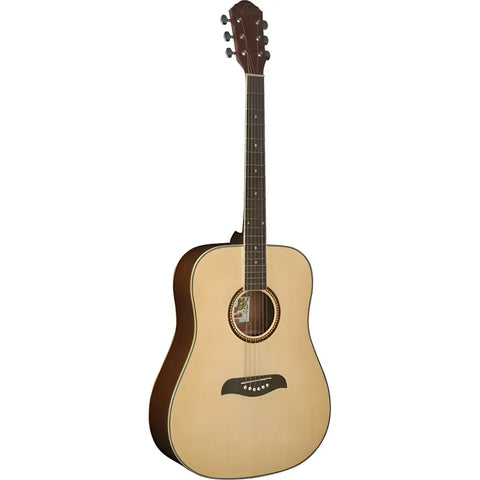 Guitarra Acústica Dreadnought, Oscar Schmidt Og2 Natural Diestro