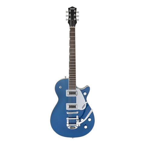 Guitarra Electromatic Jet Ft Single Cut Gretsch G5230t Diestro Aleutian Blue Nogal Negro