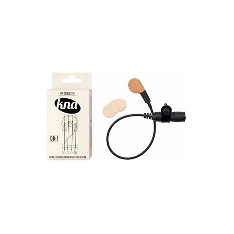 Kna Db-1 Portátil Pastilla Piezo Pickup Para Contrabajo Negro