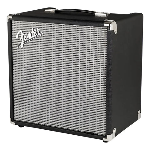 Amplificador Para Bajo Rumble Series 25 Color Negro/plata Fender