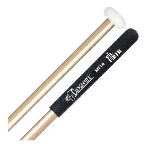 Baqueton Punta Nylon Extra Duro Corpsmaster Vic Firth Mt1a Bronce