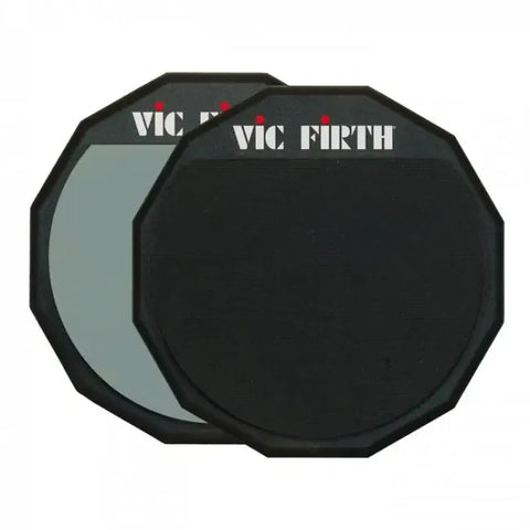 Practicador De 12 PuLG Doble Cara, Vic Firth Pad12d Negro