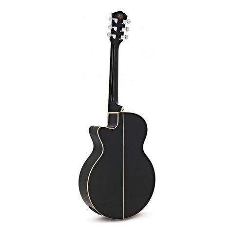 Guitarra Electroacústica Washburn Festival Ea10 Para Diestros Black Brillante