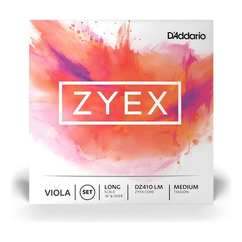 Daddario Zyex Dz410 Lm Juego 4 Cuerdas P/ Viola 16 Pulgadas