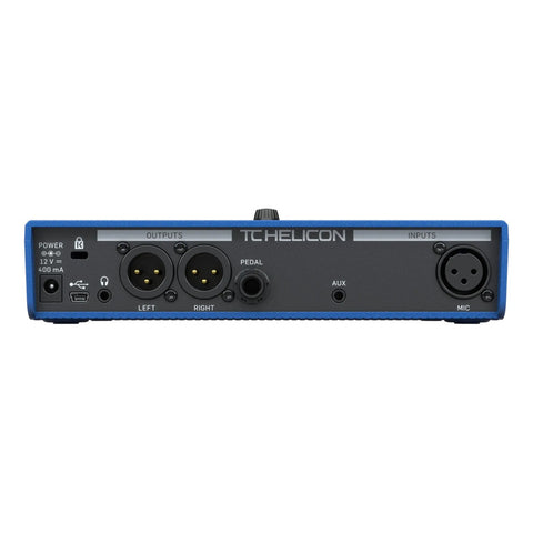 Pedal Multi-efectos Tc Helicon Voicelive Play 129 Efectos Azul Con Lcd