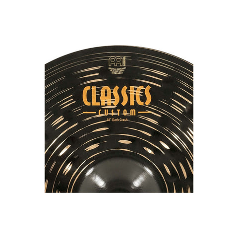 Platillo Dark Crash Clas Meinl 18 Cc18dac Confirmar Existen/ Diámetro 18 In