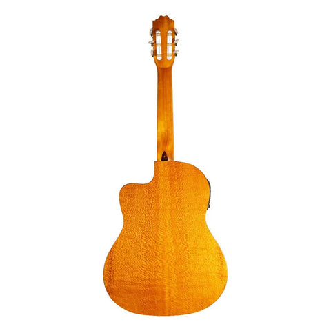 Guitarra Electroacustica Caja Clasica La Sevillana L-5ceq Amarillo