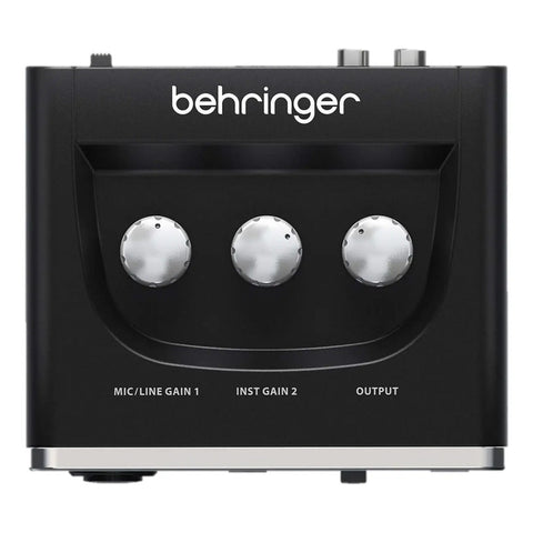 Interface De Audio Usb 2x2, Behringer U-phoria Um-2 Negro