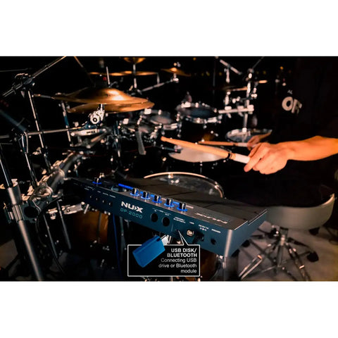 Batería Octapad Percusión Digital Nux Dp2000 Color Negro