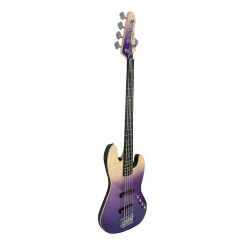 Bajo Eléctrico Mars Jb-5 Deluxe Activo  5 Cuerdas Purple Diestro Purple