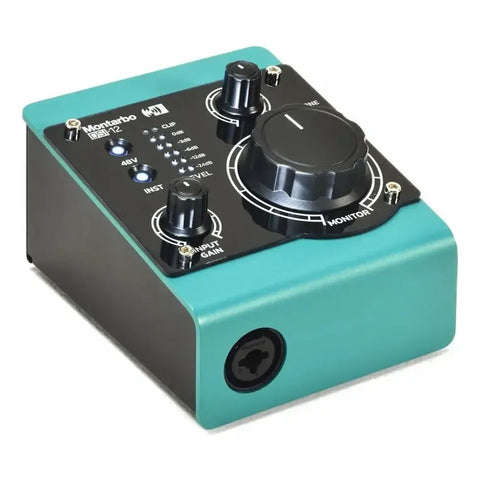 Interfaz De Audio Montarbo Dsi-12 Usb Para 1 Canal 24 Bit 192 Khz Cian