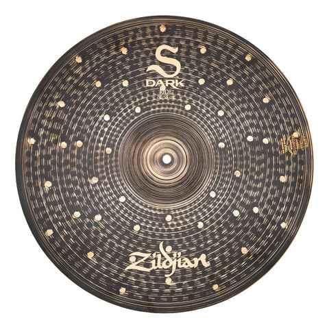 Platillo Ride 20 De Pulgadas Serie S Dark Zildjian Sd20r Color Dorado Oscuro
