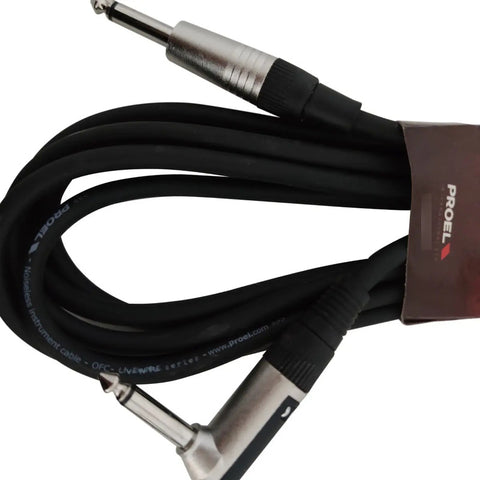 Cable Para Instrumento 3m Plug A Plug Proel Lw Gc120lu03